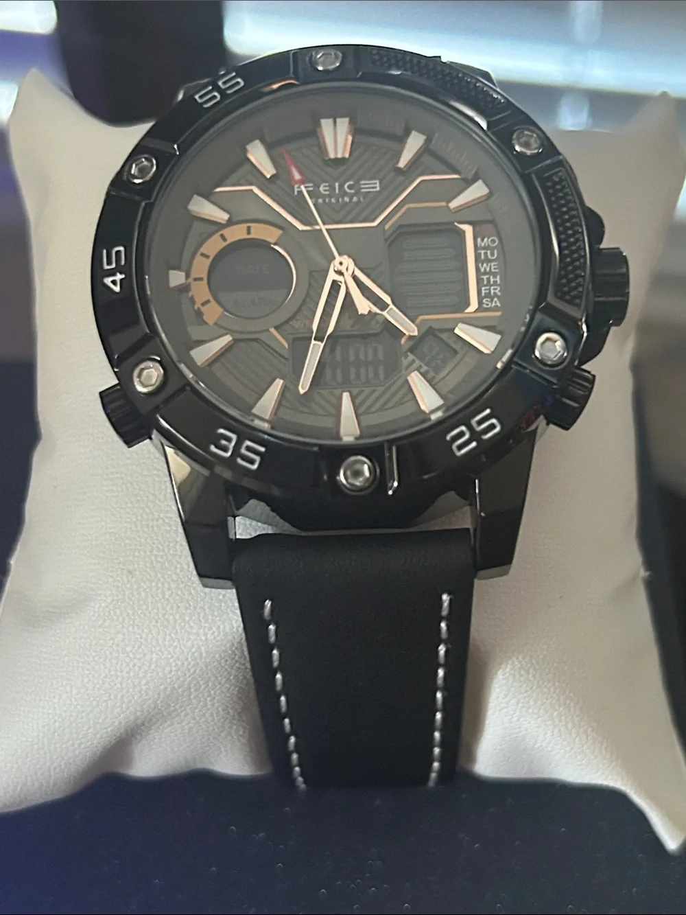 Ice Men's Black and Rose Gold Sport Watch